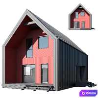 Modular house 02 3D Model Corona