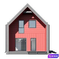 Modular house 02 3D Model Corona