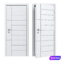 Front door 16 3D Model Vray, Corona