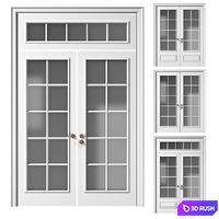 Volhovec PARIS doors 3D Model Vray, Corona