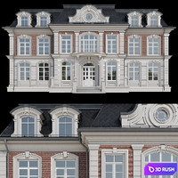 House facade 3D Model Corona