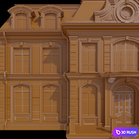 House facade 3D Model Corona