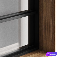 Stained glass windows / panoramic windows 06 3D Model Vray, Corona