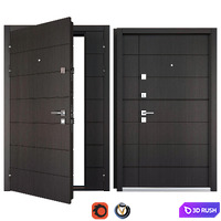 Entrance metal door Slim 2 (Favorit) 3D Model Vray, Corona