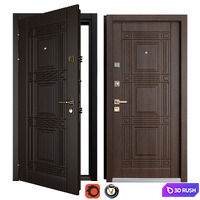 Entrance metal door Titan (Favorit) 3D Model Vray, Corona