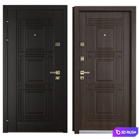Entrance metal door Titan (Favorit) 3D Model Vray, Corona
