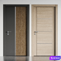 Door 01 3D Model Vray, Corona