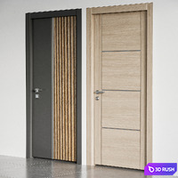Door 01 3D Model Vray, Corona