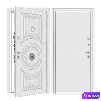 Entrance door I-DOORS №2 3D Model Corona