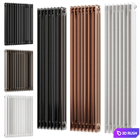 Vasco vintage radiator 3D Model Vray, Corona