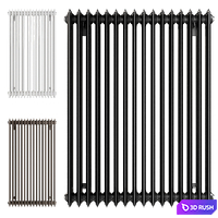 Vasco vintage radiator 3D Model Vray, Corona