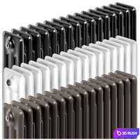 Vasco vintage radiator 3D Model Vray, Corona