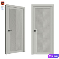 Interior door Geona Unika 3 3D Model Vray, Corona