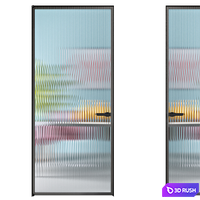 5 DOORS (with details) 3D Model Corona