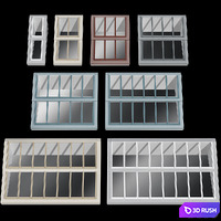 Modular roof window dormer skylight rooflight 3D Model Vray, Corona