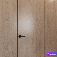 Door Wall Panel_02 3D Model Corona