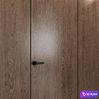 Door Wall Panel_02 3D Model Corona