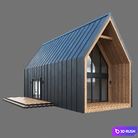 Barn house 04 3D Model Corona
