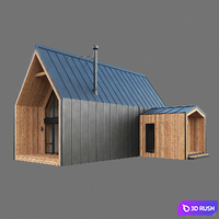 Barn house 04 3D Model Corona