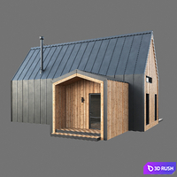 Barn house 04 3D Model Corona