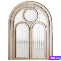 Arched door 3D Model Corona