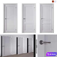 Doors Belgravia Anzio S-DG 3D Model Vray, Corona