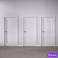 Doors Belgravia Anzio S-DG 3D Model Vray, Corona