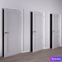 Doors Belgravia Anzio S-DG 3D Model Vray, Corona