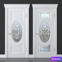 Stained glass door 3D Model