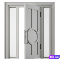 Classic Front Door - Set 67 3D Model Vray, Corona