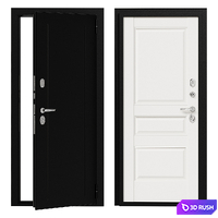 Entrance metal door Bravo 11 3D Model Corona