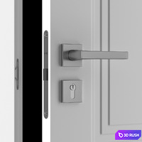 Doors Academy ALFA part 2 3D Model Vray, Corona
