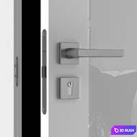 Doors Academy ALFA part 6 3D Model Vray, Corona