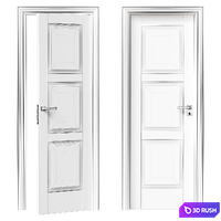 Interior door 3D Model Corona