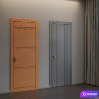 Collection of interior doors "Mirax", 1 (4 pcs.) 3D Model Corona