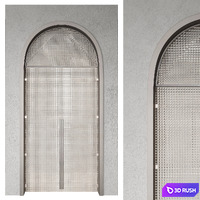 Arched doors №2 3D Model Vray