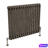 Butler &amp; Rose Horizontal column bare radiator 02 3D Model Vray
