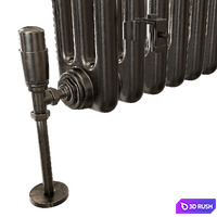 Butler &amp; Rose Horizontal column bare radiator 02 3D Model Vray