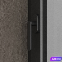 Modern windows \ Panoramic windows 3D Model Corona