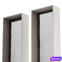 Modern windows \ Panoramic windows 3D Model Corona