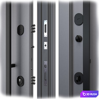 Entrance metal door Nova_038 (WISNIOWSKI) 3D Model Vray, Corona