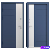 Entrance metal (aluminum) door Creo_315 (WISNIOWSKI) 3D Model Vray, Corona