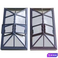 skylight dormer skylight second light on a flat roof 3D Model Vray, Corona