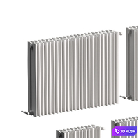 Heating radiators are rectangular. 5 models 3D Model Vray, Corona