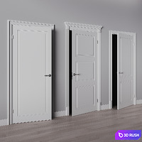 Belgravia doors Matera L-DG 3D Model Vray, Corona