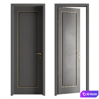 Interior door Oppein 3D Model Vray, Corona
