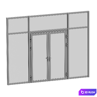 Entrance doors collection 3D Model Vray, Corona