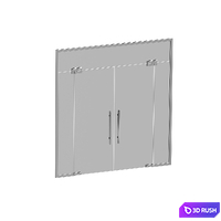 Entrance doors collection 3D Model Vray, Corona