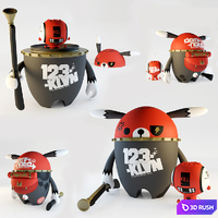 123 Klan Nedzed 3D Model Vray