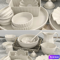 Kitchen set 02 3D Model Vray